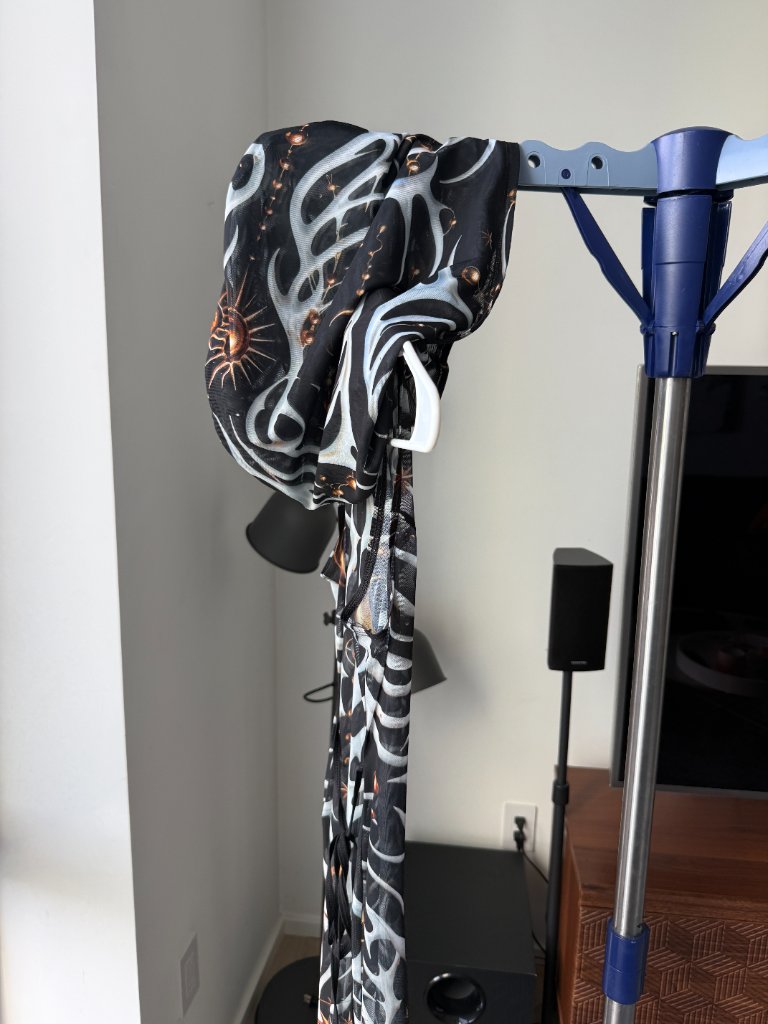 Badinka Neural Static Hooded Dress (M) — image 7 of 8